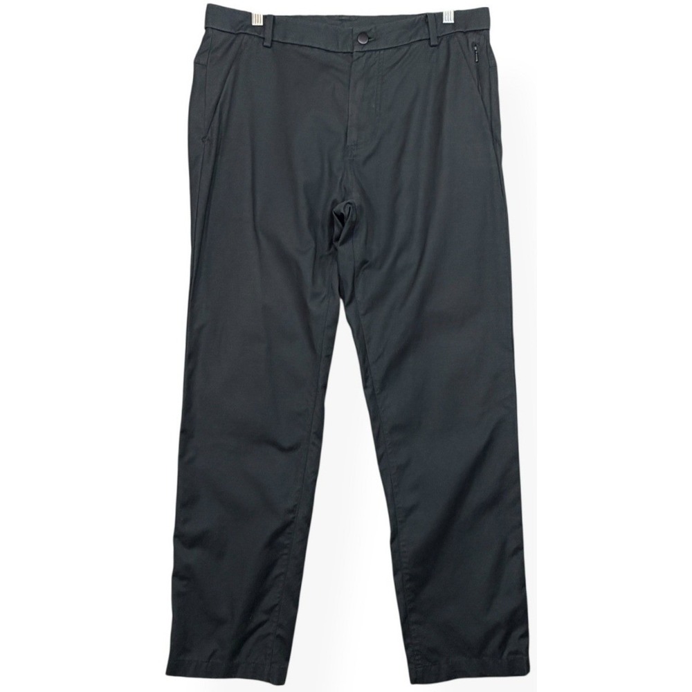 Lululemon Commission Pant Slim Warpstreme Charcoal Grey Mens Size 34 Chino
